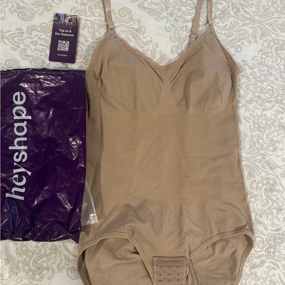 Heyshape Women's Tan Shapewear Bodysuit